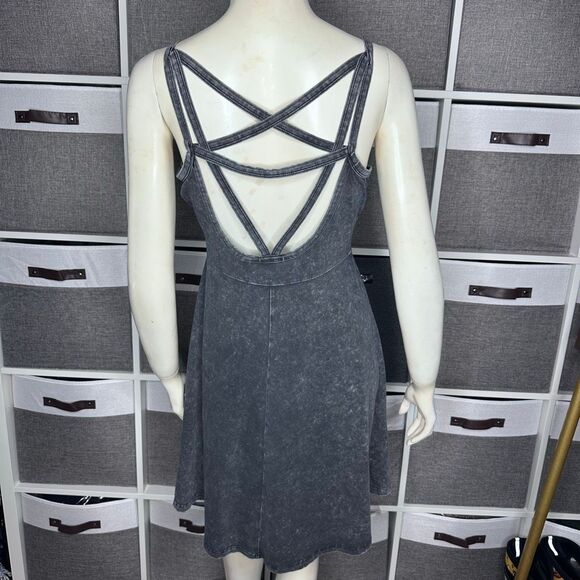 Killstar Strappy Back Stretch Mini Dress Size Medium - Picture 3 of 12